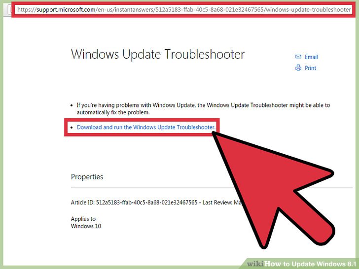 Windows 8.1 will not download updates